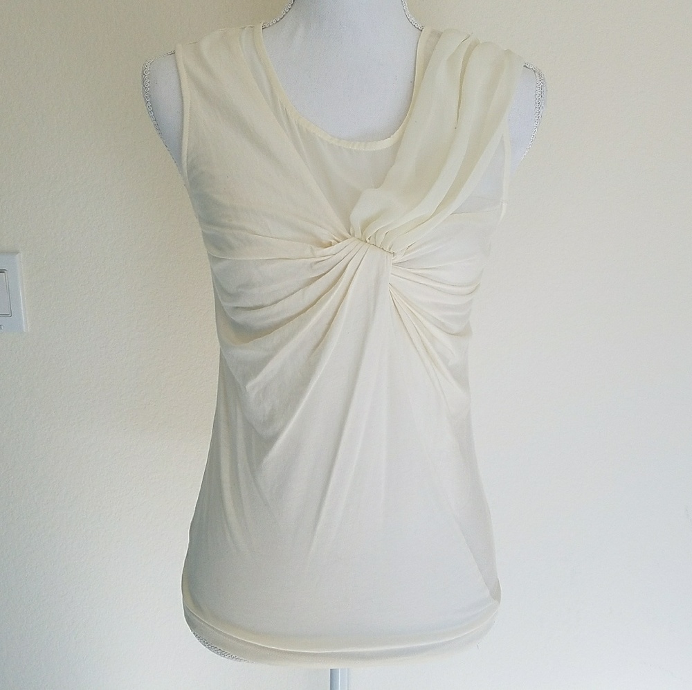 Ann Taylor Cream Color Top S